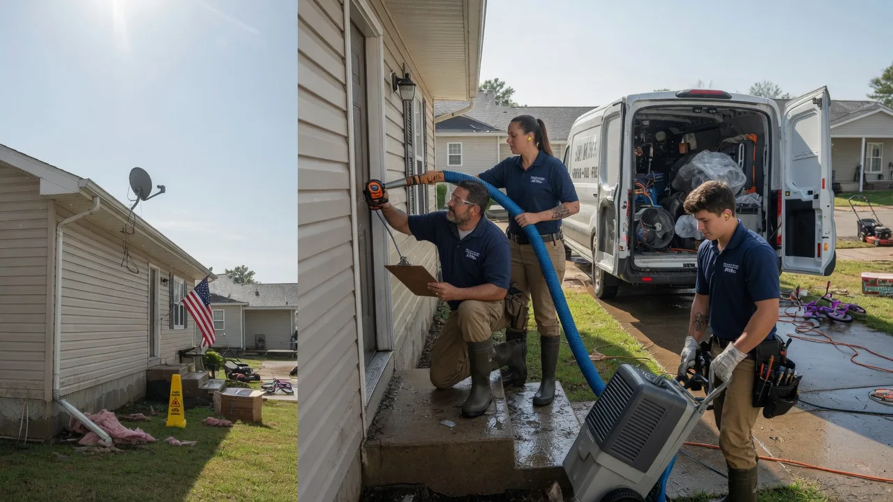 Ceiling Water Damage Restoration in Sumner, TX near me